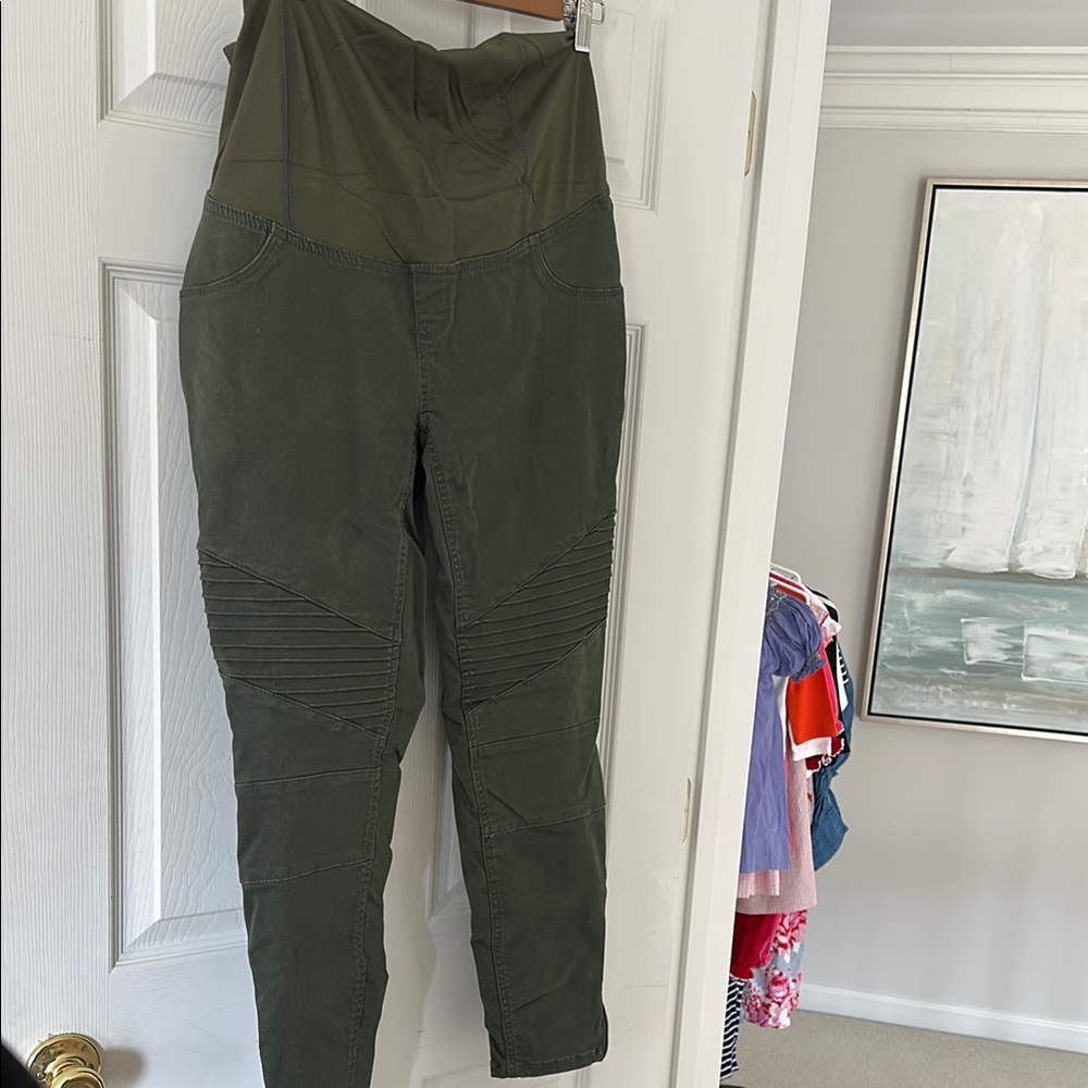 Maternity Olive Green Legging Pants